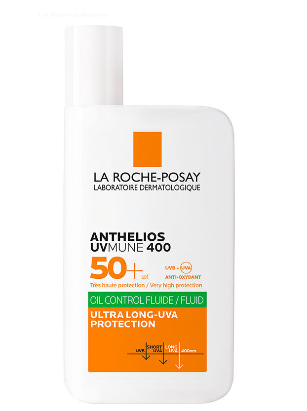 La Roche Posay Anthelios UVmune400 Oil Control Fluide SPF50+ Karma ve Yağlı İçin Yüz Güneş Kremi 50 ml