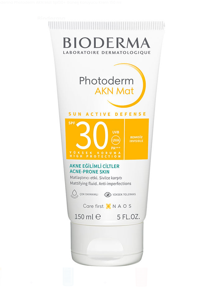 Bioderma Photoderm AKN Mat Spf30+ Güneş Koruyucu Krem 150 ml