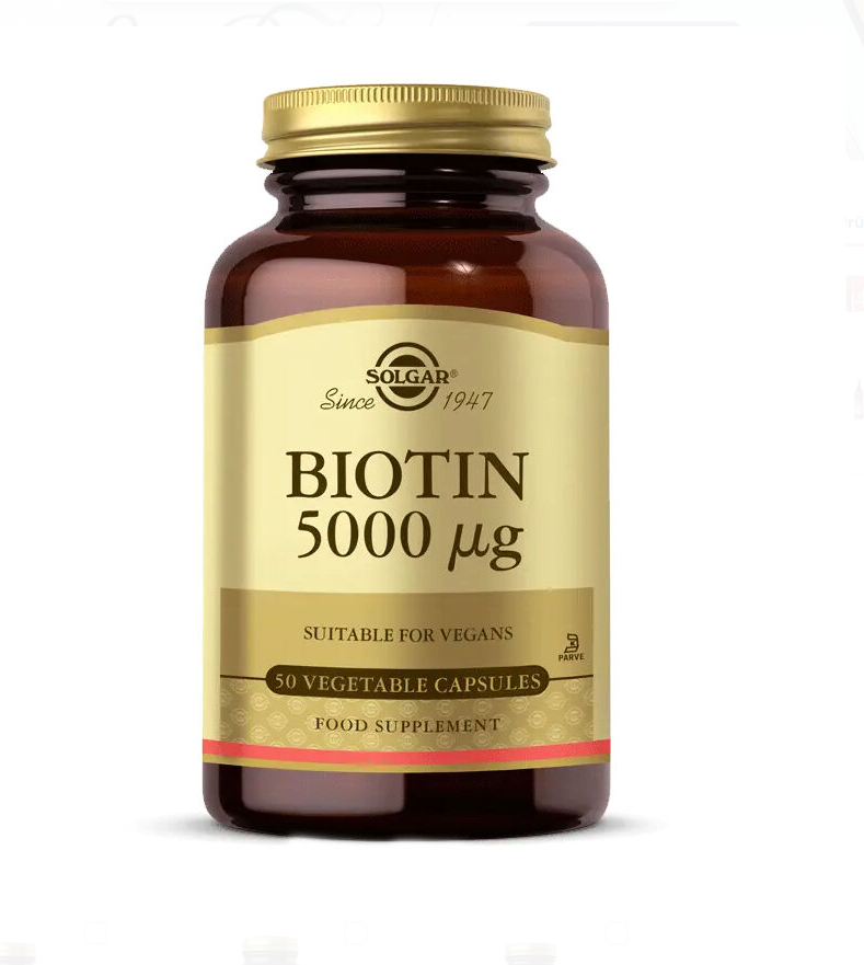 Solgar Biotin 5000 Mcg 50 Kapsül