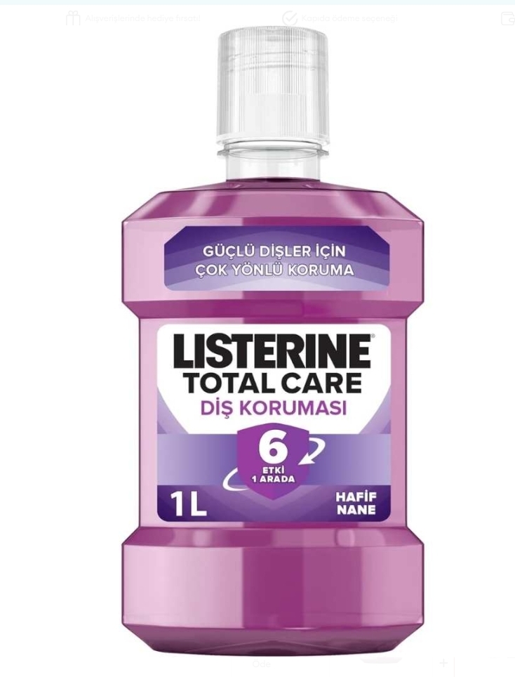 Listerine Total Care Diş Koruması 1000 Ml