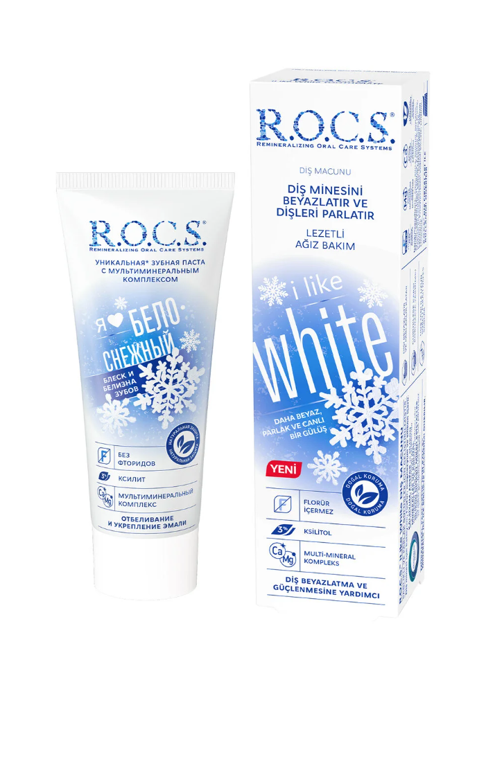 Rocs İ Like White Beyazlatıcı Diş Macunu 74g