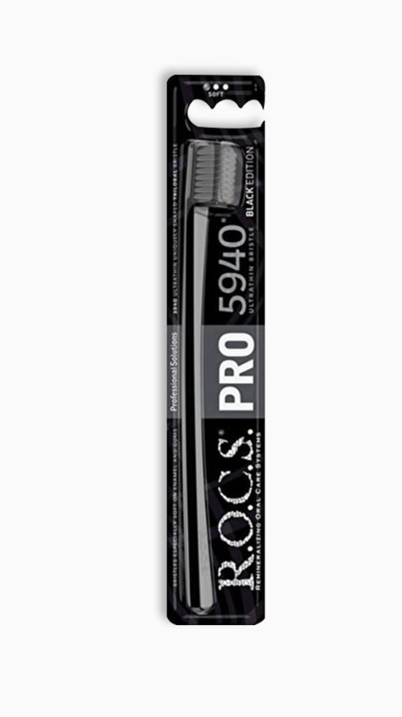 Rocs Pro 5940 Ultra Soft Diş Fırçası - Siyah