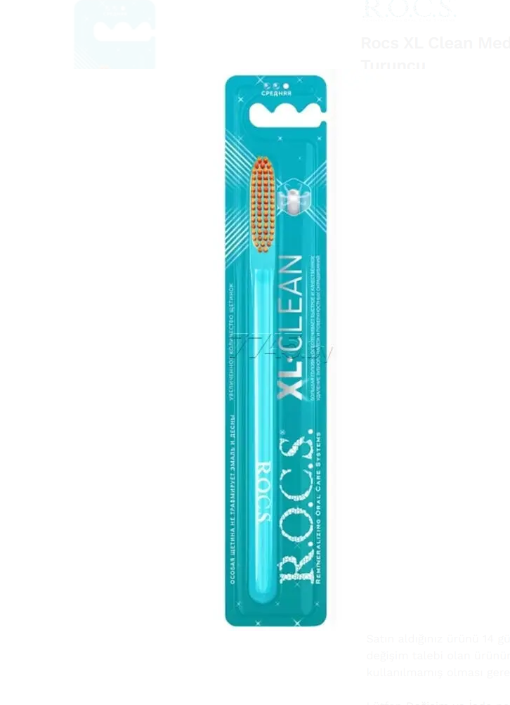 Rocs Diş Fırçası Clean Medium Xlarge