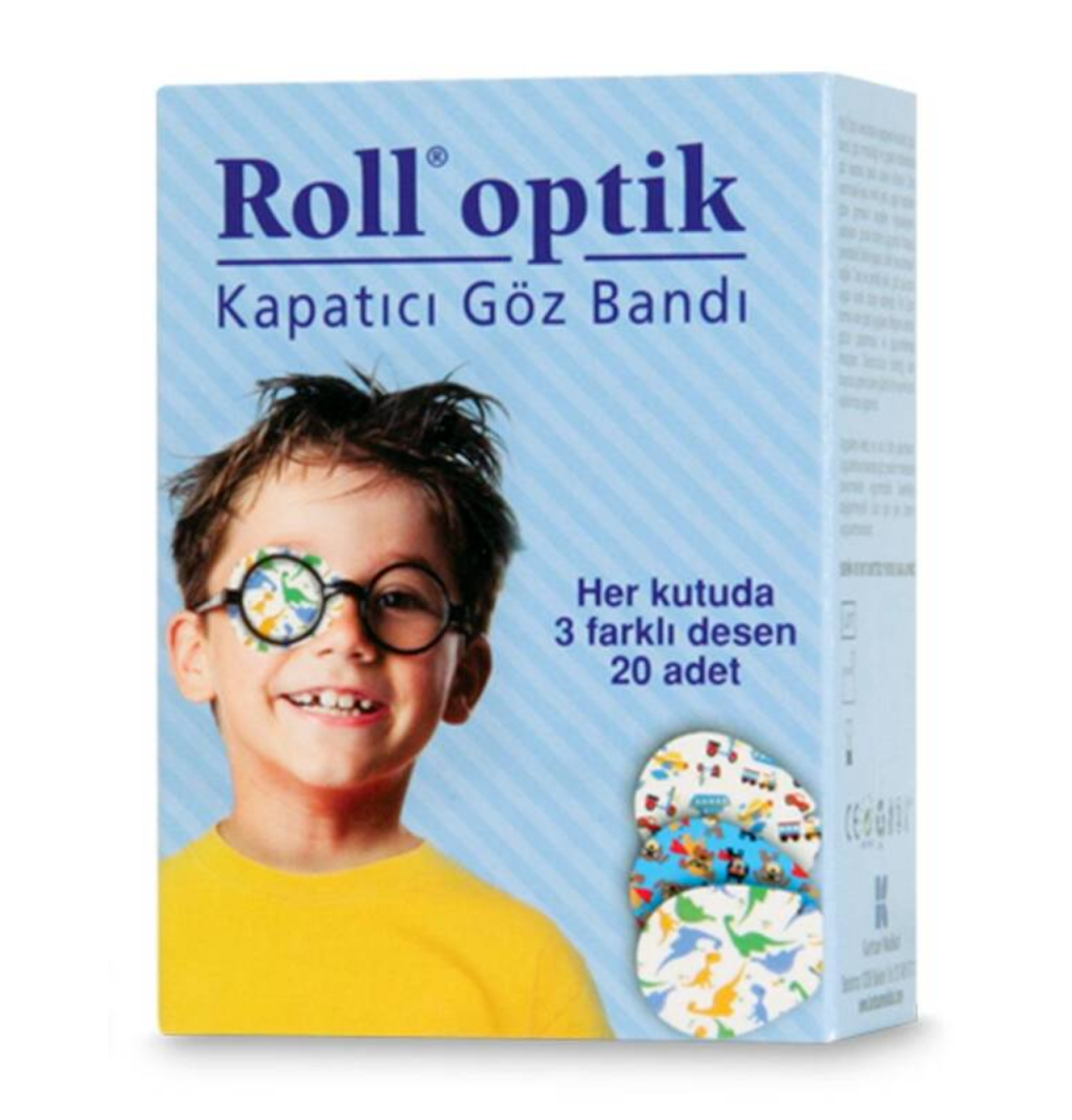 Roll Optik Kapatıcı Göz Bandı Erkek 20 Li