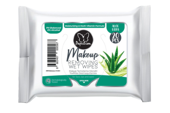Papilion Makeup Makyaj Tem.Mendili 20 Li Aloe Vera