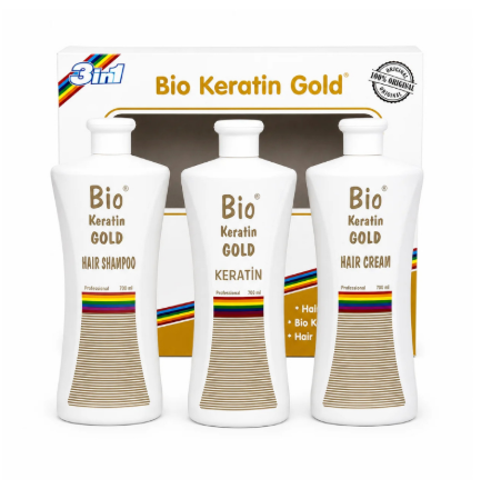 Bio Keratin Gold 700ml Şamp+Hed.Keratin+Saç Kremi