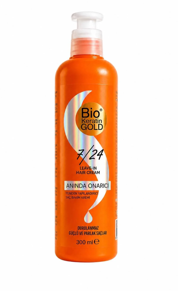 Bio Keratin Gold 7/24 Anında Onar.Saç Kremi 300 Ml