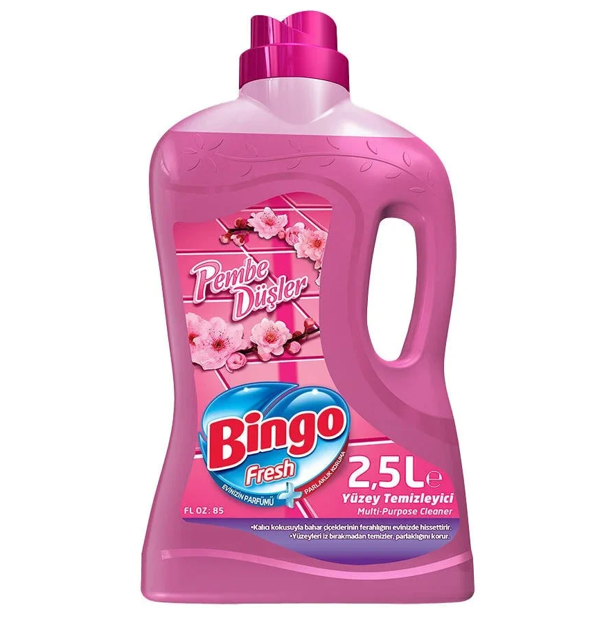 Bingo Fresh Yüzey Temizleyici Pembe Düşler 2.5 litre