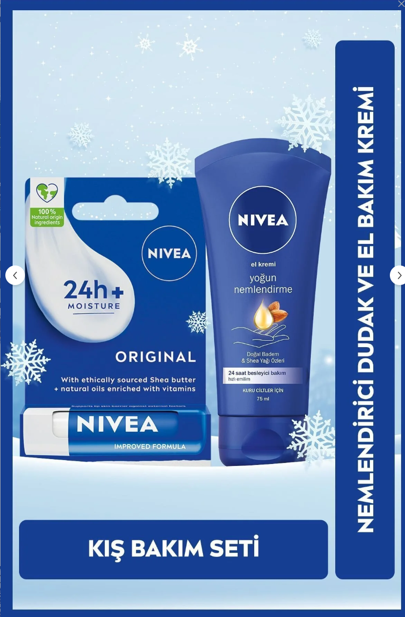 NİVEA 75ML + 4,8ML LİP