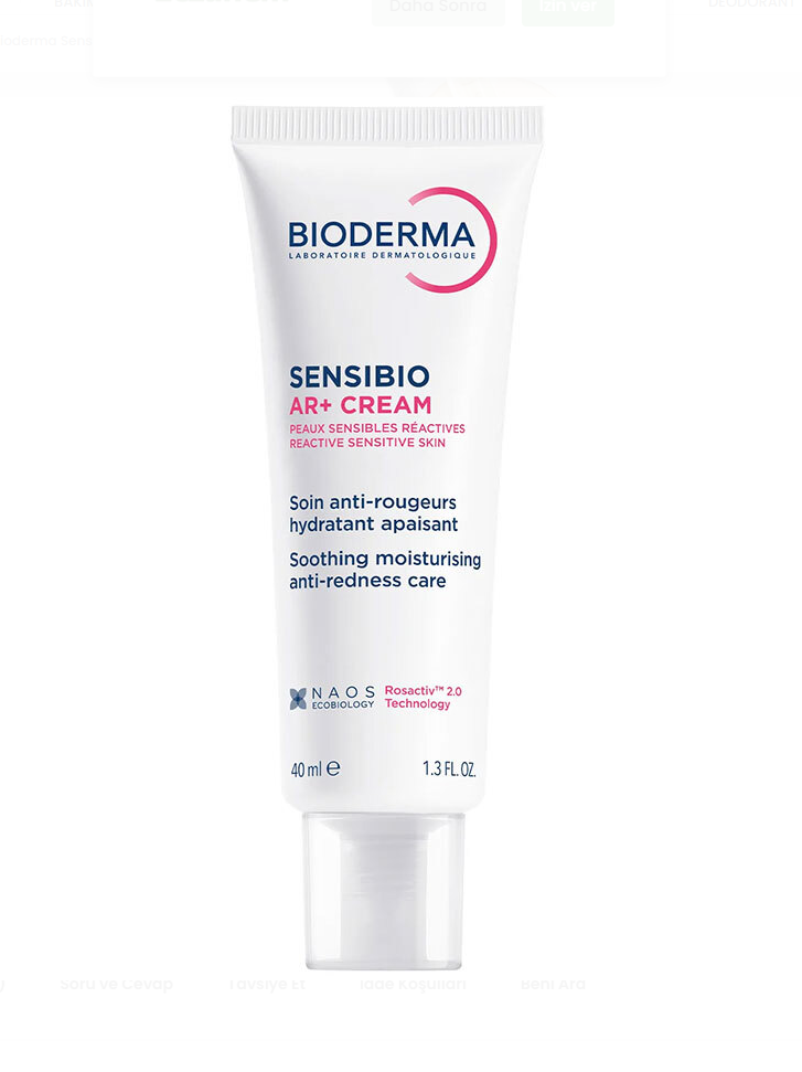 Sensibio AR+ Cream Hassas Ciltler Kızarıklık Karşıtı Nemlendirici Bakım Kremi 40 ML