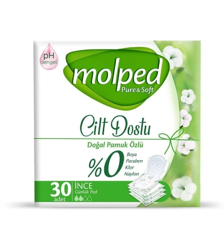 Molped Pure&soft 30'lı Ince Günlük Ped