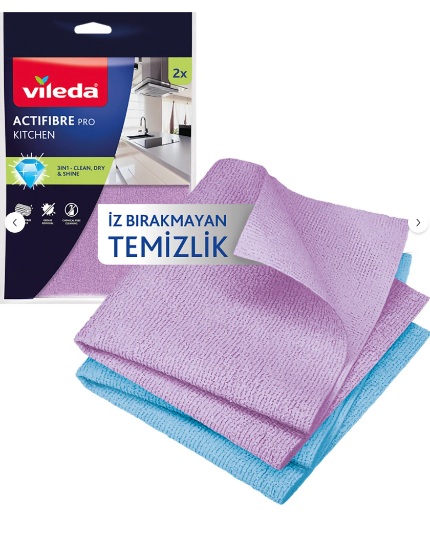 Vileda Actifibre Kitchen Bez 2'li
