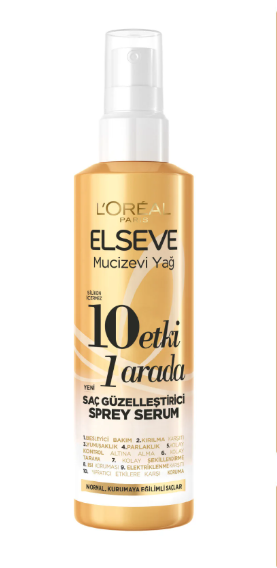 Elseve Mucizevi Yağ 10 Etki 1 Arada Saç Güzelleştirici Sprey Serum 150ml