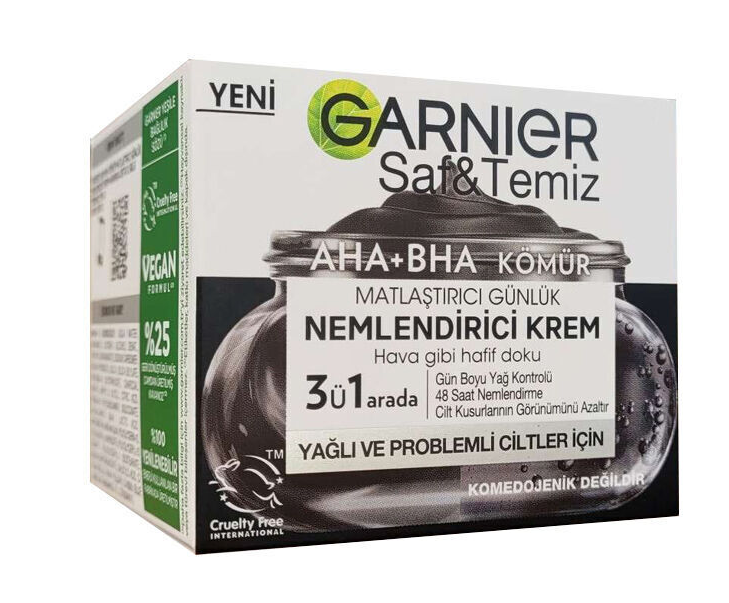 Garnier Makyaj Kömür Nem Krem 50 Ml