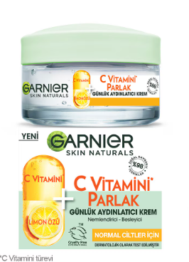 Garnier Skın Vitamin C Günlük Krem 50ml Aydınlatıc