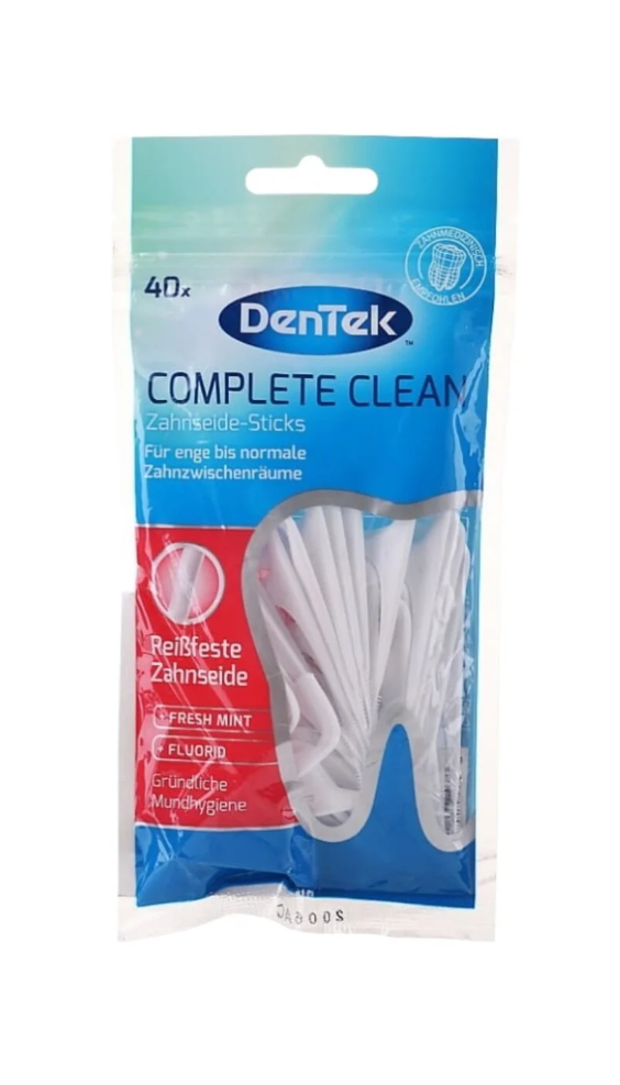 DENTEK Complete Clean Floss Picks 40lı