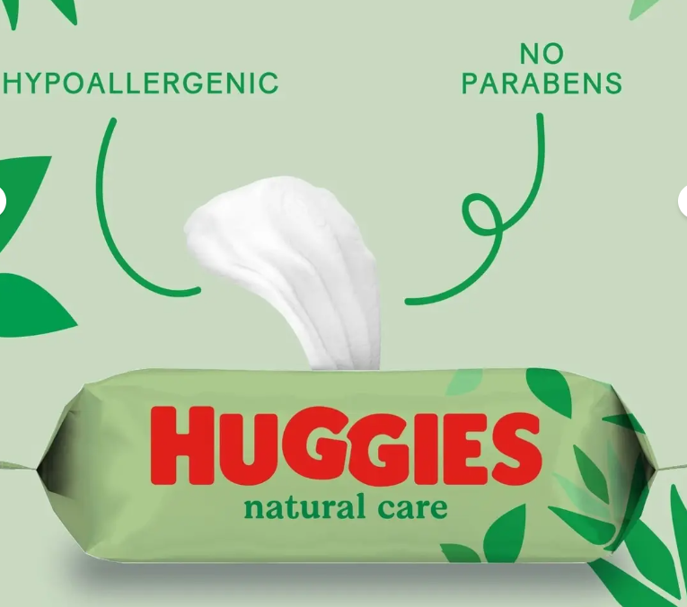 Huggies Islak Havlu (Dogal Bakım) Yeni 56 Yaprak